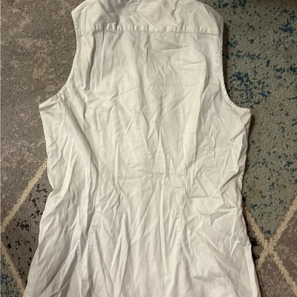 Banana Republic Off-White Ruffled Blouse - Picture 3 of 3